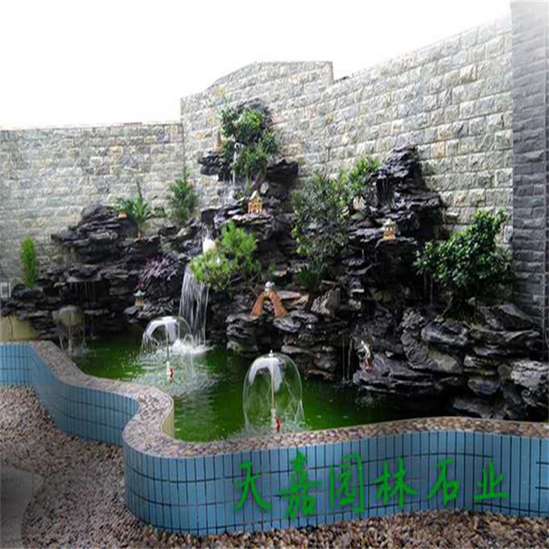 炎陵小庭院水景设计